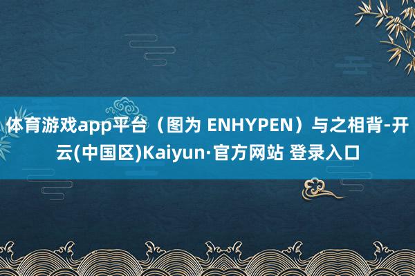体育游戏app平台（图为 ENHYPEN）与之相背-开云(中